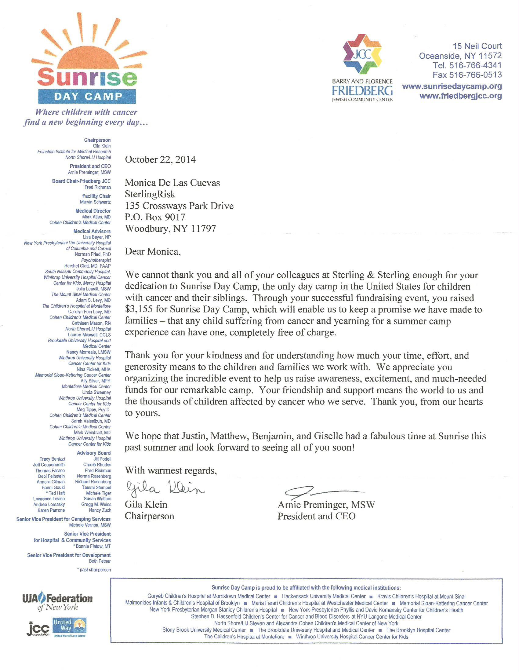 Click to View the Letter